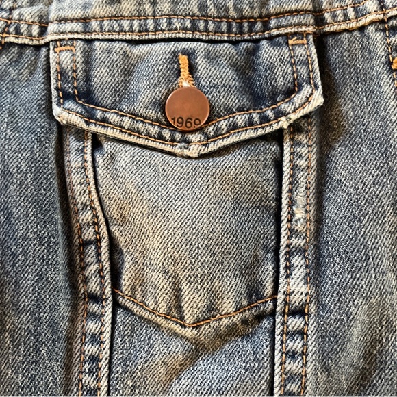 Gap 1969 Denim Jean Jacket Small Blue - Picture 2 of 6